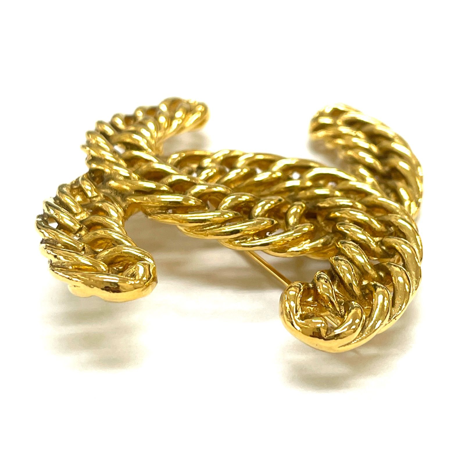 CHANEL シャネル ブローチ ココマーク ロゴマーク ゴールド