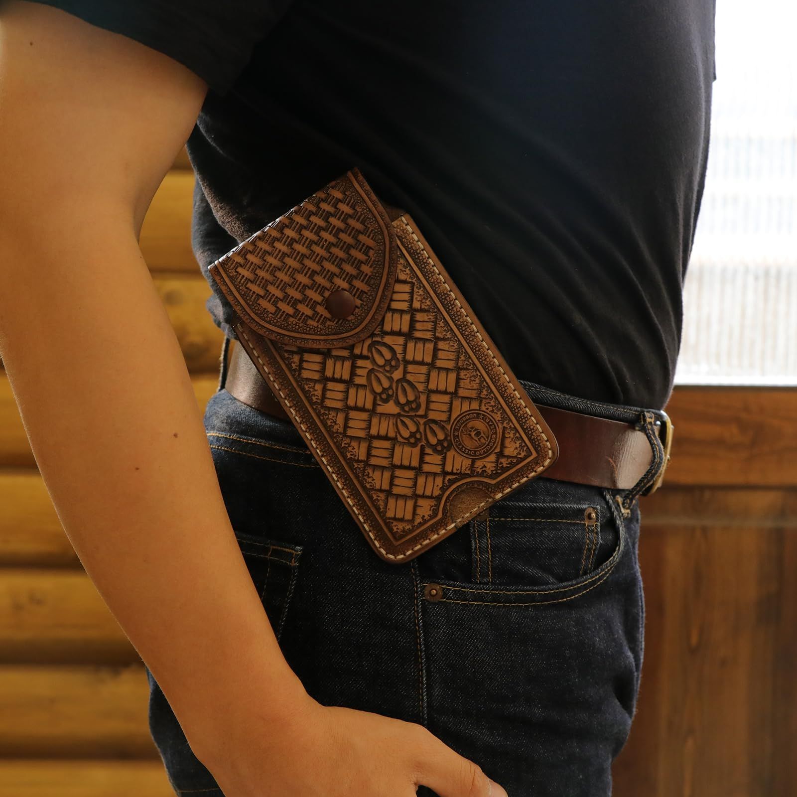 ウエストポーチ 薄型