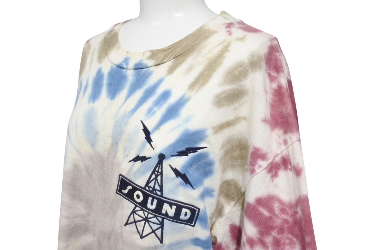 JUST DON ジャストドン レコードロータイダイ ロングスリーブTシャツ  