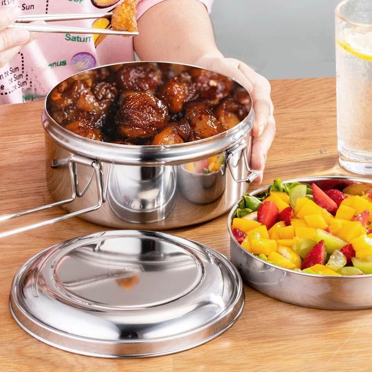 お弁当箱 2段 ランチボックス ステンレス 14cm 16cm 弁当箱 弁当