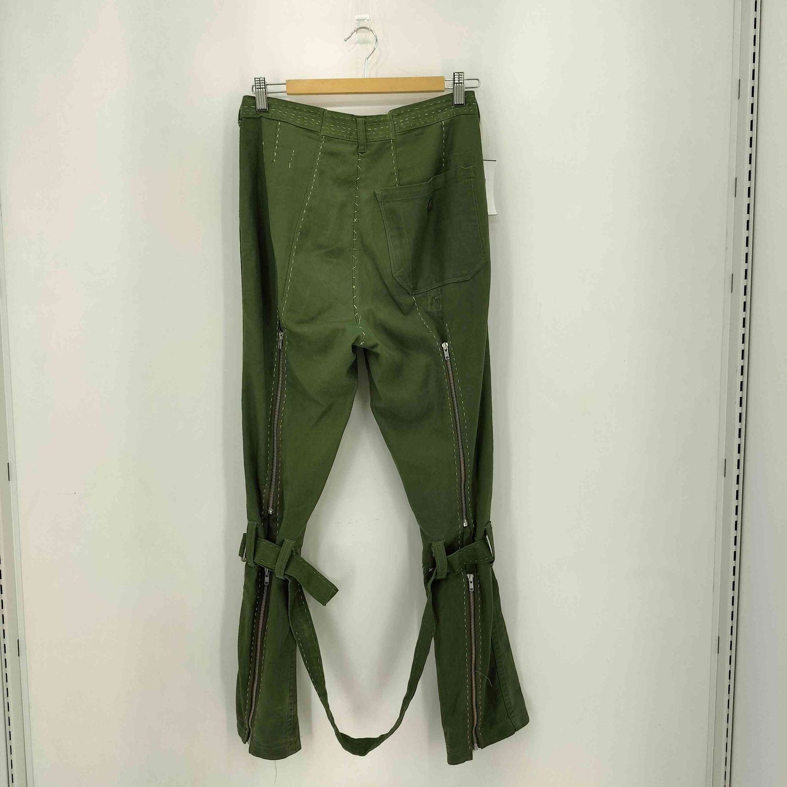 ケイスケカンダ keisuke kanda ステッチディティール ボンテージパンツ