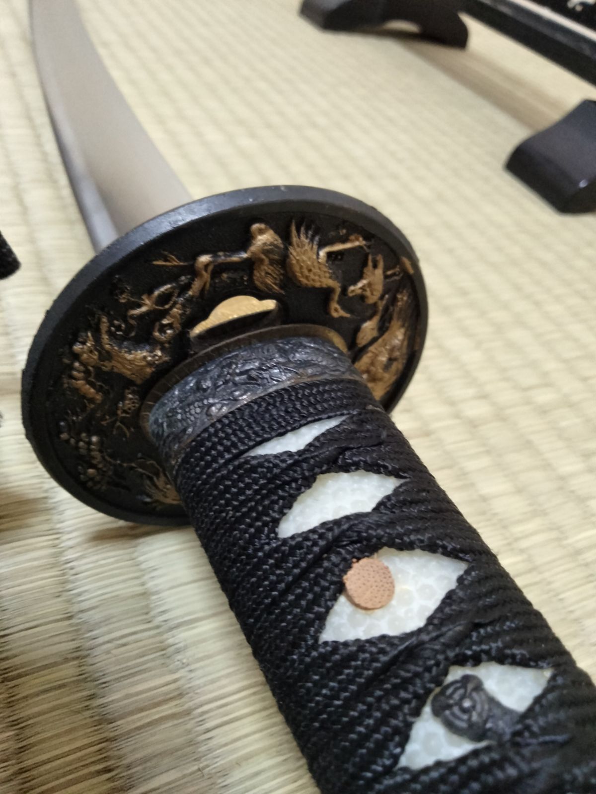 模造刀 太刀＆脇差し２本セット　サムライ　／インテリア・居合・コスプレにも◎ 31ECMl2EoPL.jpg_BO30,255,255,