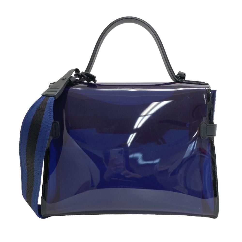 希少　ザ・タンペート・ダークナイト　限定品　DELVAUX 希少【デルヴォー】タンペート PVC バッグ ダークナイト 未使用品