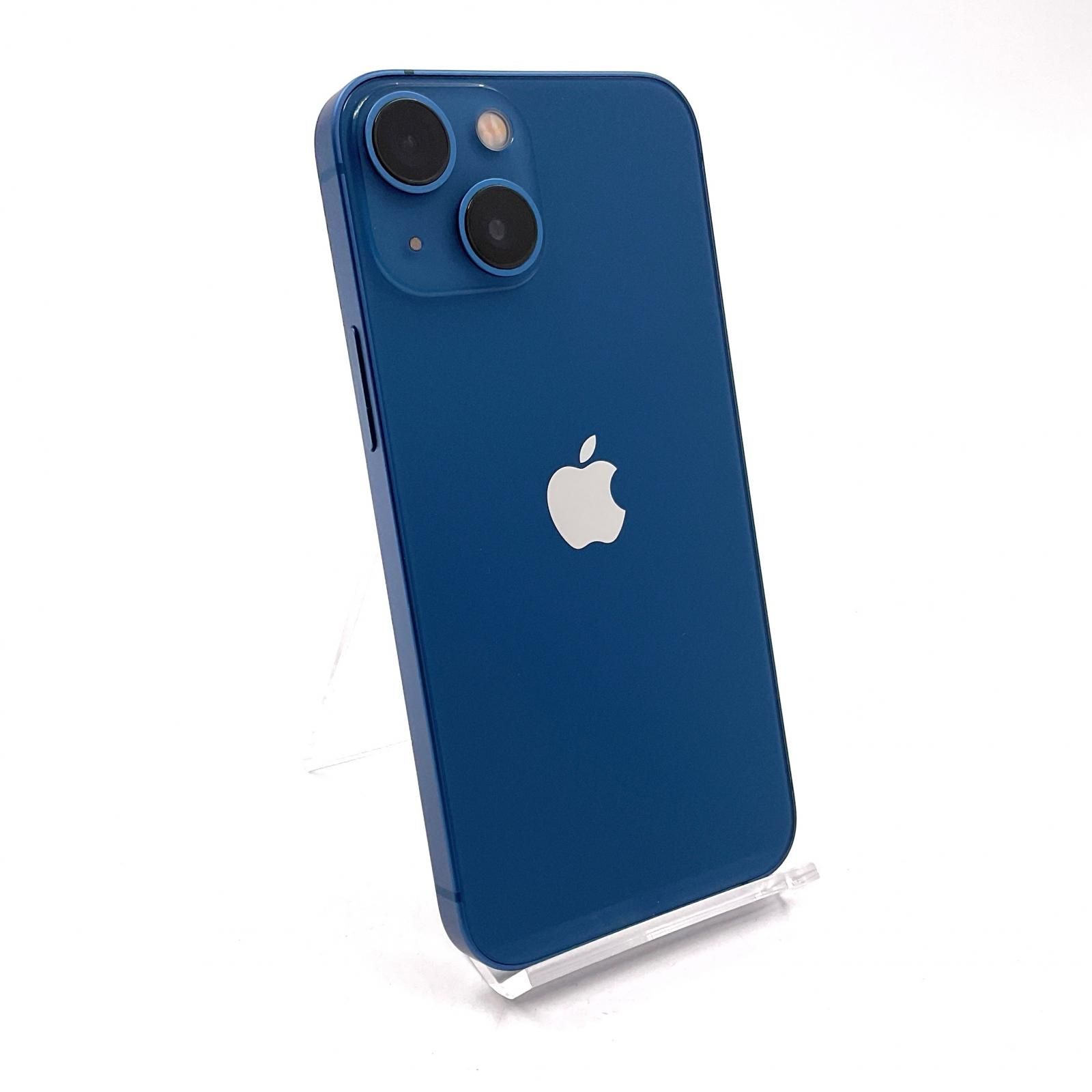 iPhone 13 mini 256GB ブルー au 美品 動作確認済 85%【全額返金保証 