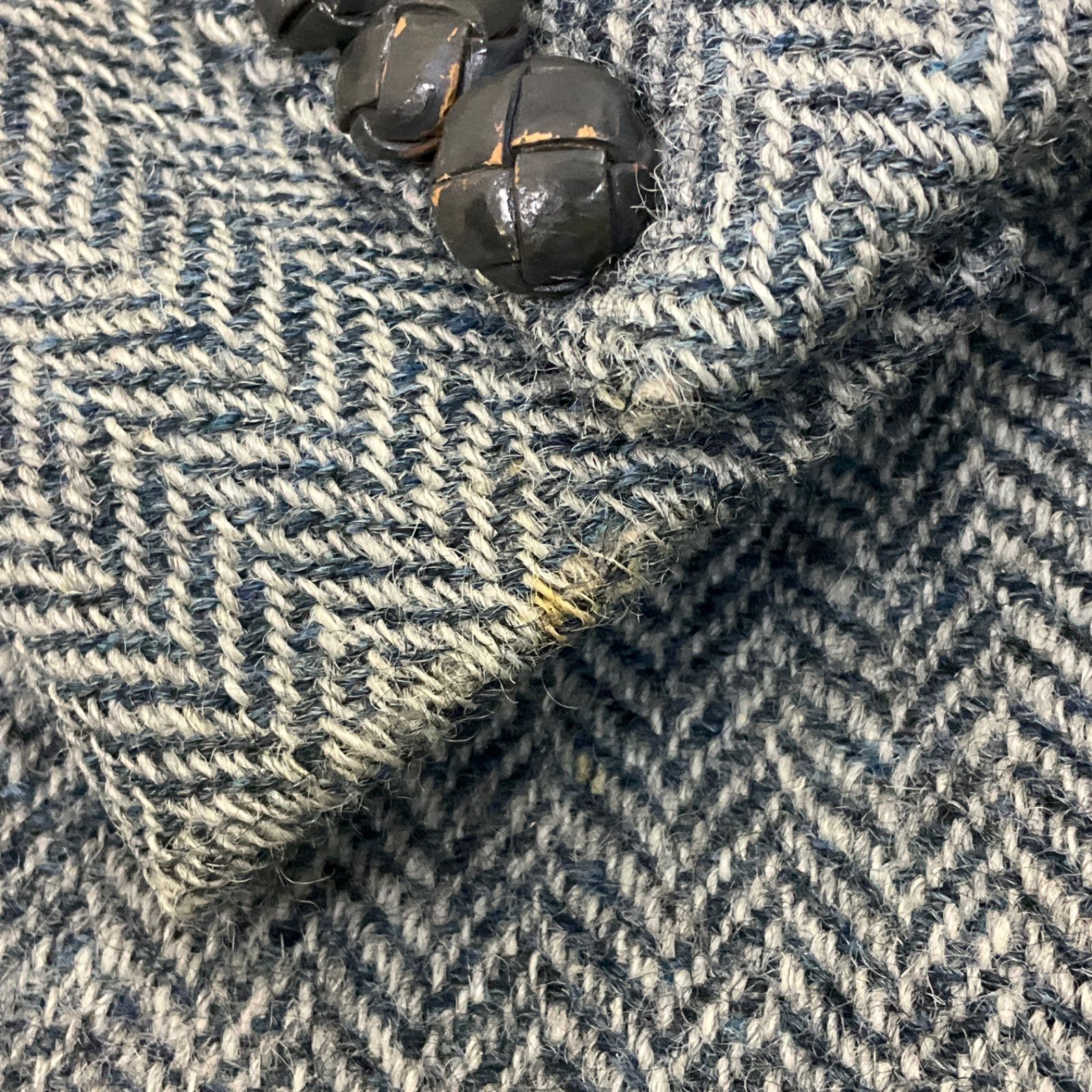 英国製 HARRIS TWEED ハリスツイード ウール テーラードジャケット