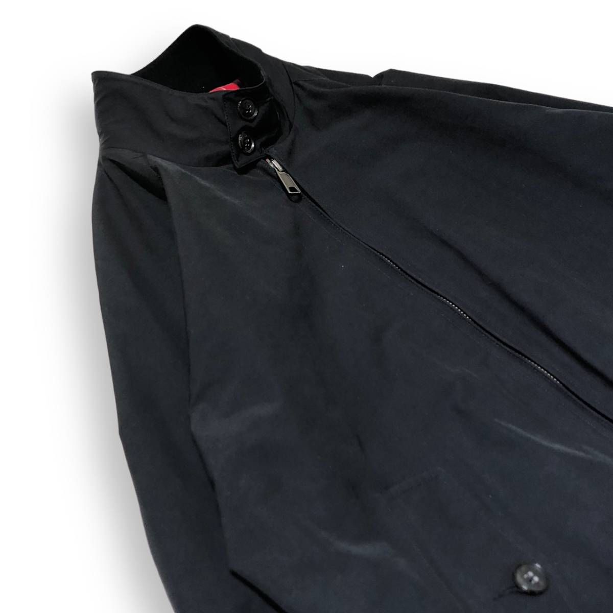 M バラクータ ハリントンジャケットウール 38 ブラック BARACUTA（バラクータ） G9 メルトンウール ハリントン