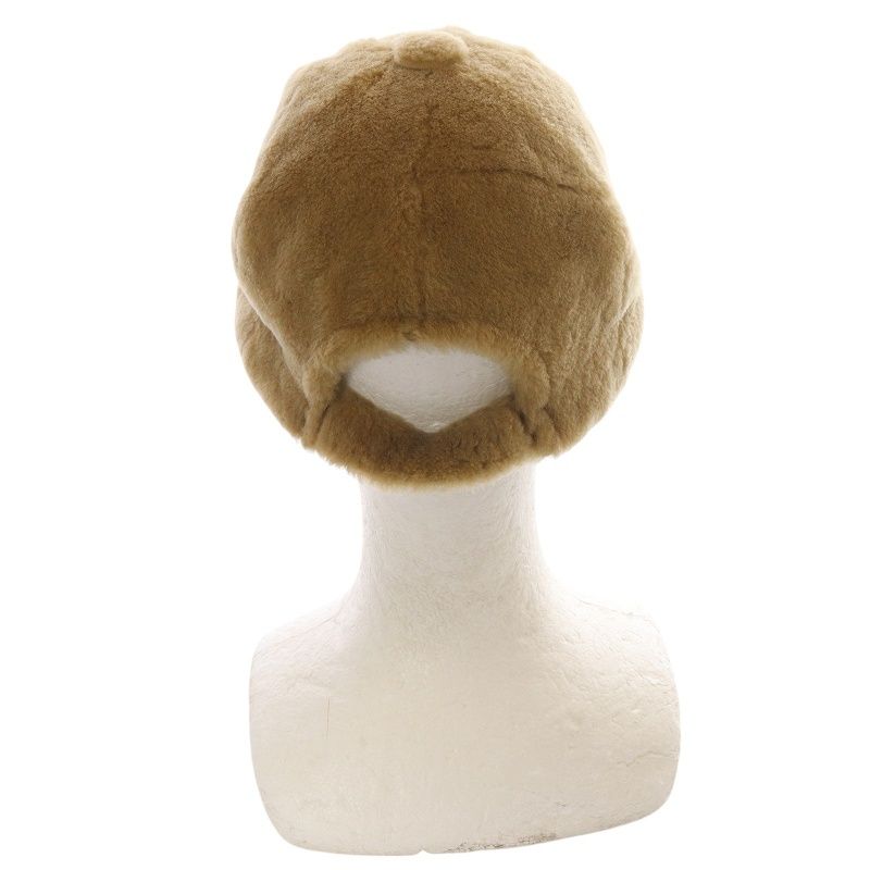 カールドノヒュー⁄karl donoghue ムートンキャップグレー カールドノ