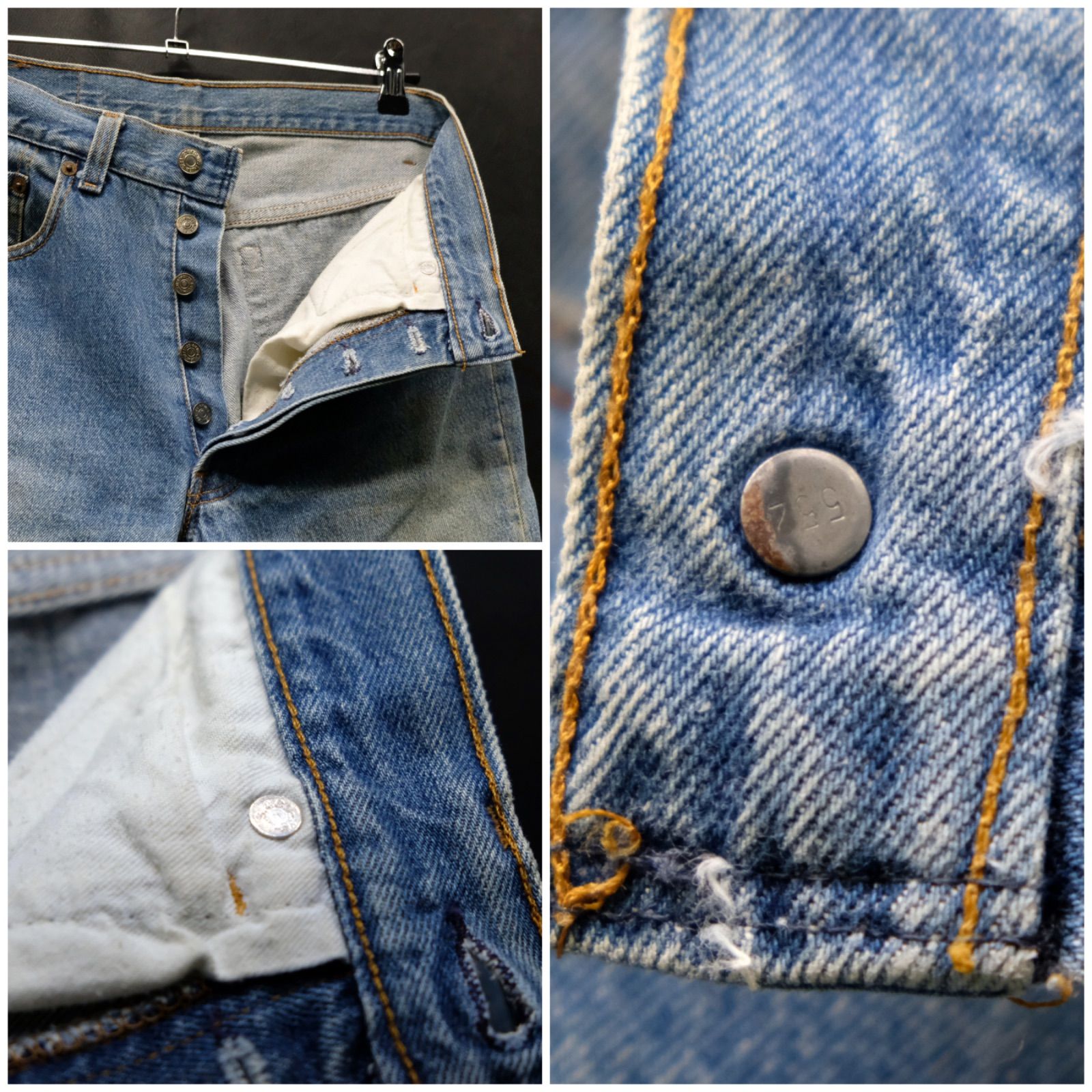 Levi's 501 アメリカ製　W32 デニムパンツ　刻印552 80's 米国製 Levi's 501 W32/約77cm 552刻印 USA製 87年製