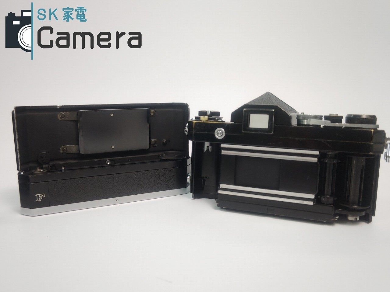 Nikon - 【中古】 Nikon F アイレベル ブラック + F-36 モータードライブ + MR-3 ニコン 本体キィートスさんにてオーバーホール F-36は現状品 中古】 Nikon F アイレベル ブラック + F-36 モータードライブ +