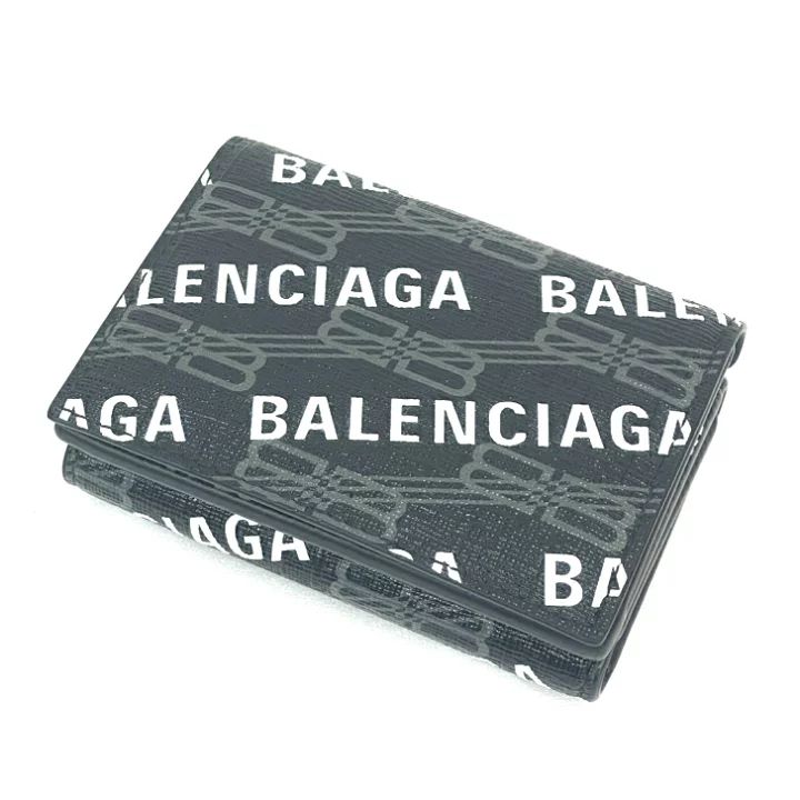 新品未使用品BALENCIAGA三つ折り財布 ブラック594312 正規品 - メルカリ