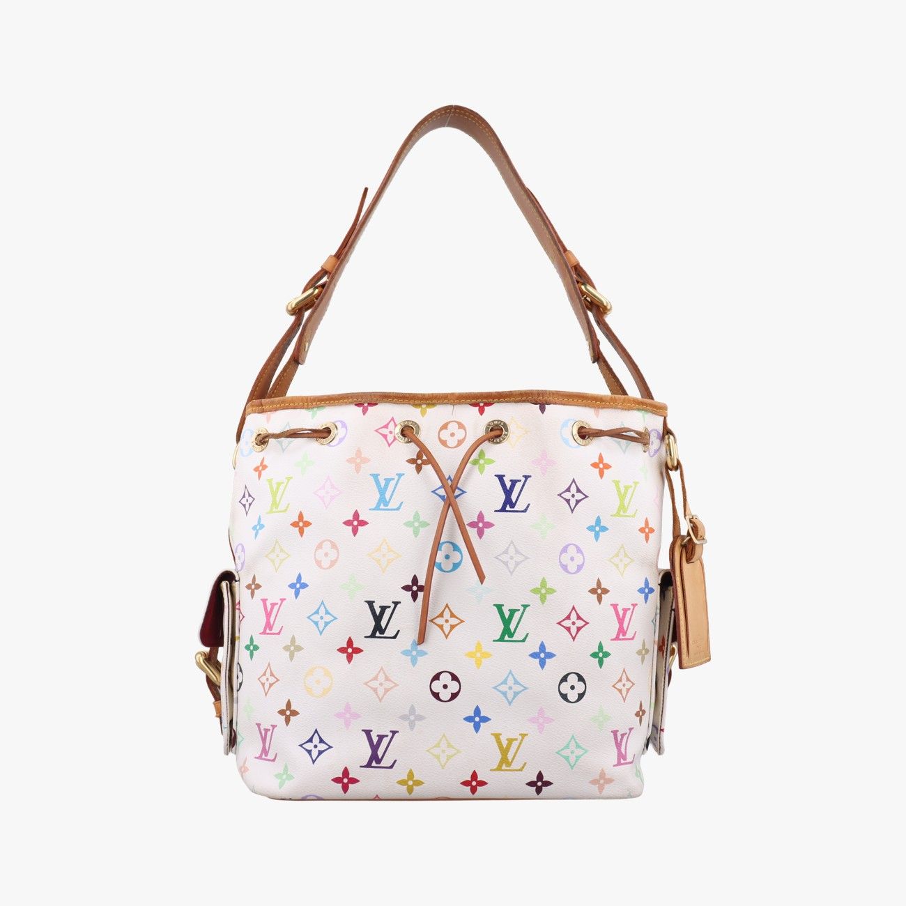 LOUIS VUITTON 薔薇ブローチプレゼント♡限定品マルチカラーモノグラム ルイヴィトンLouis Vuittonプチ ノエブロンモノグラム マルチ