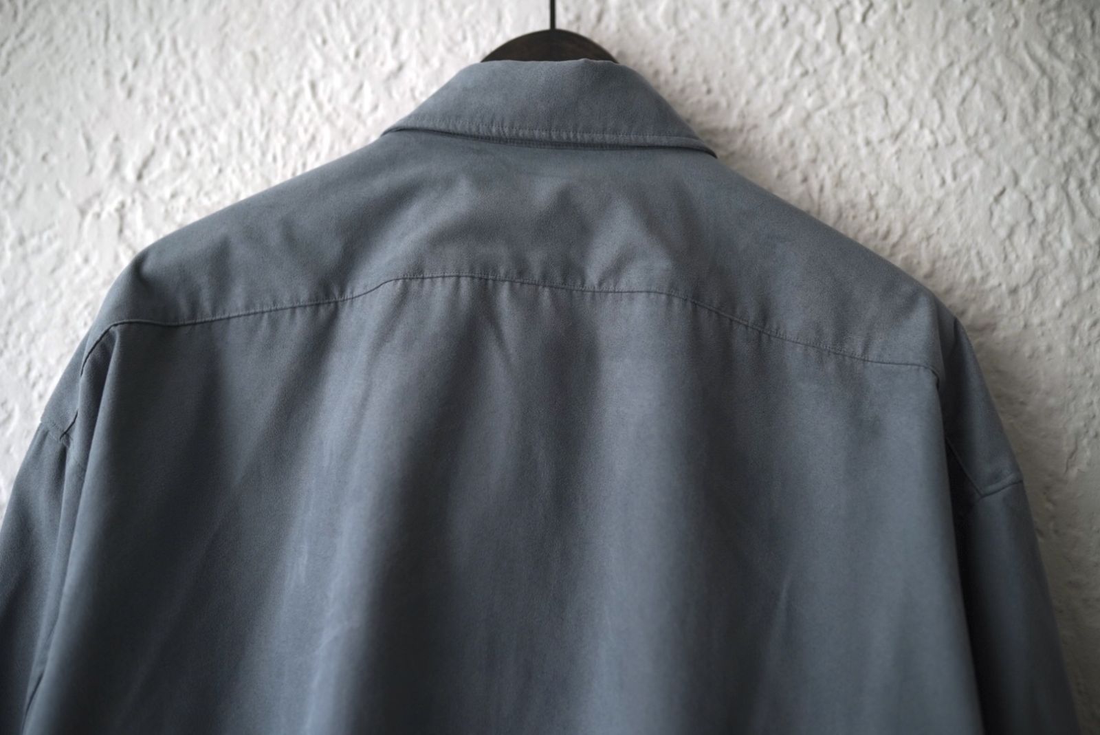 23SS Micro Light Suede Medical Unit Shirt マイクロスウェードシャツ