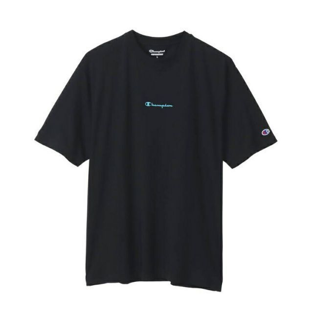 HANES ヘインズ SHORT SLEEVE T-S ブラック Lサイズ C3-XS319 90 | スポーツ 運動 服 衣類 ウエア ウェア トップス ショートスリーブ Tシャツ 半袖 着心地 デザイン UVカット 紫外線対策 肌触り 機能性 ブ