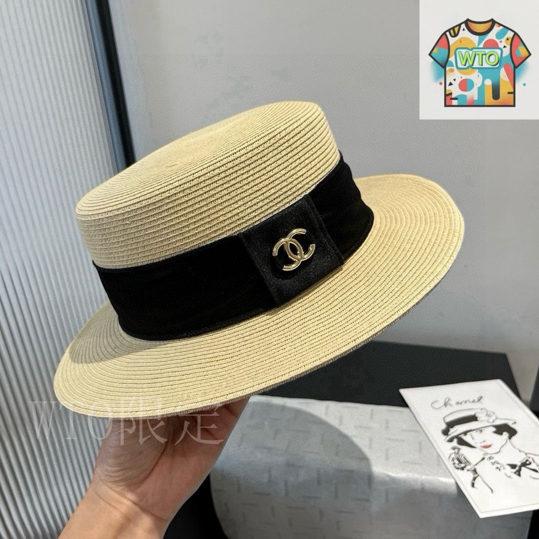 上質を知るひとへ【CHANEL】ハット 今日特価】Chanel 新着 折りたたみ可能な サンバケットハット