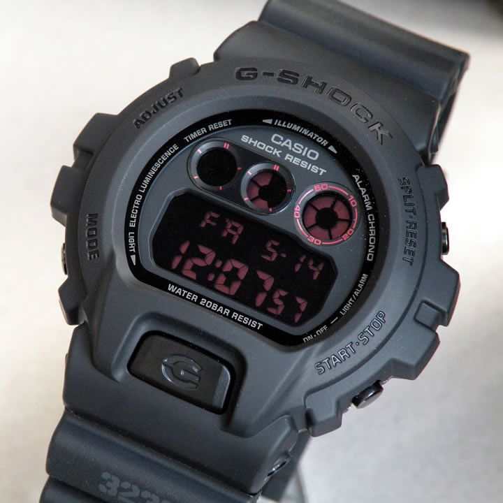 CASIO Gショック DW-6900MS-1 海外モデル メンズ 腕時計 マット 