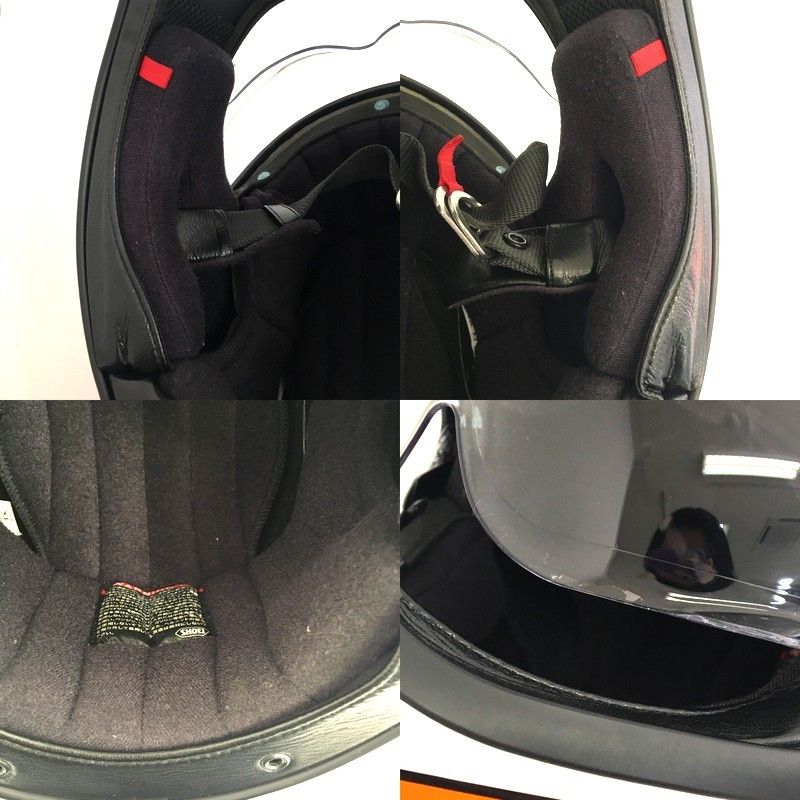 SHOEI ショウエイ EX-ZERO フルフェイスヘルメット 除菌消臭済 ブルー ホワイト オートバイ ツーリング ライディング バイカー バイク用品 TA 3525 オフロードバイク スポーツサスペンション