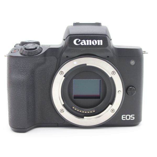 ショット数17000以下 CANONミラーレス一眼カメラ EOS Kiss M 2 ダブルレンズキット ブラック WLK ♯77008