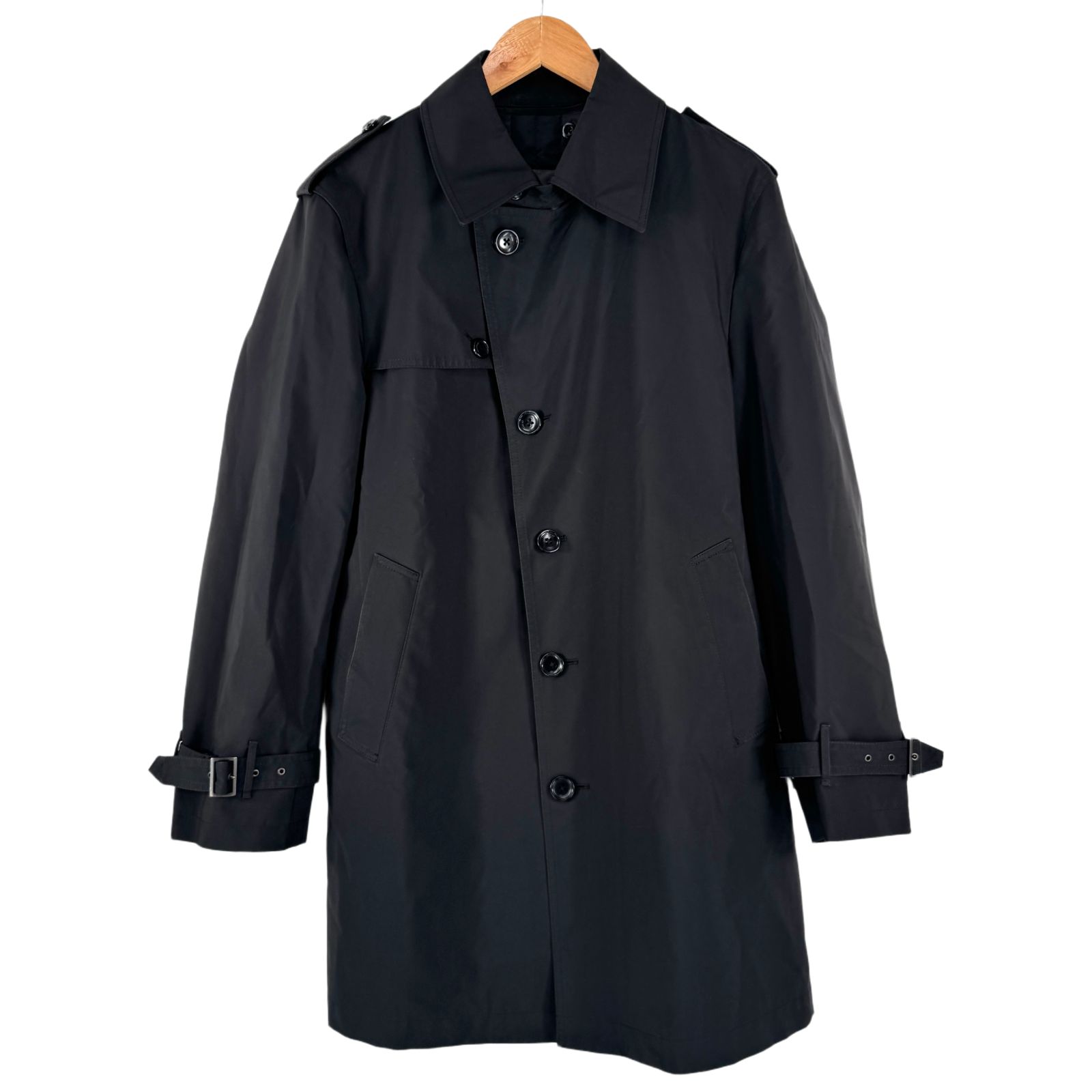 美品 Calvin Klein ライナー付き トレンチコート L 黒 カルバン