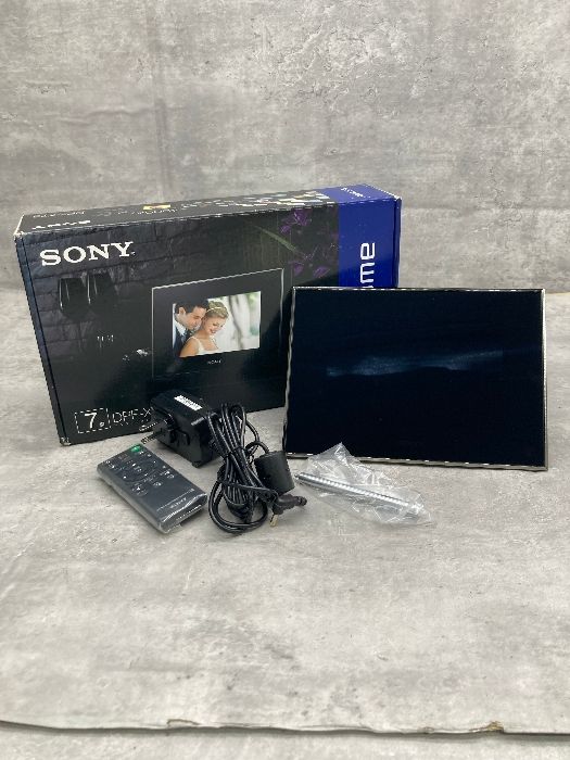 C2m 未使用保管品☆SONY フォトフレーム DPF-X75 ブラック 写真 写真