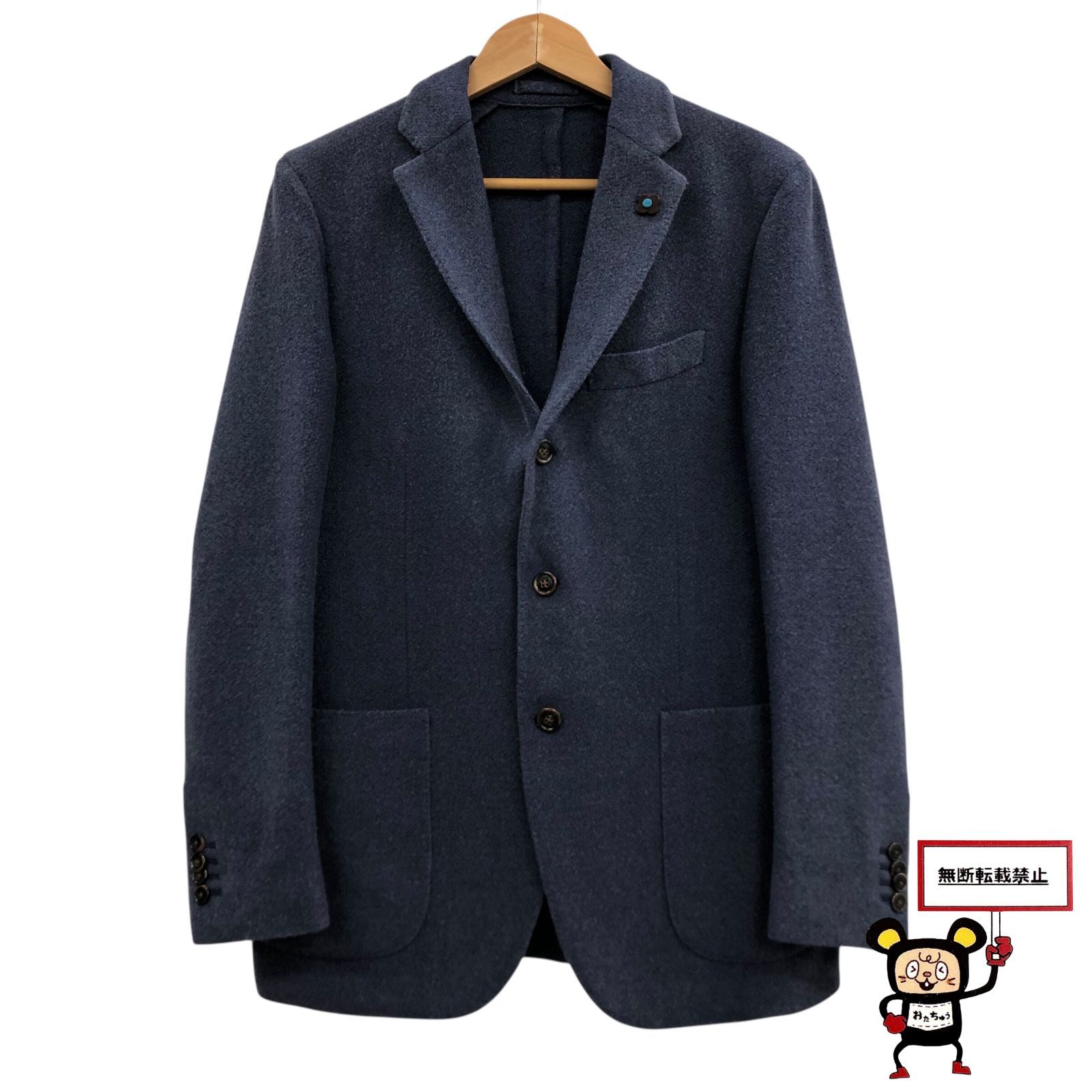 70.Lardini ウールテ－ラードジャケット 店舗併売品