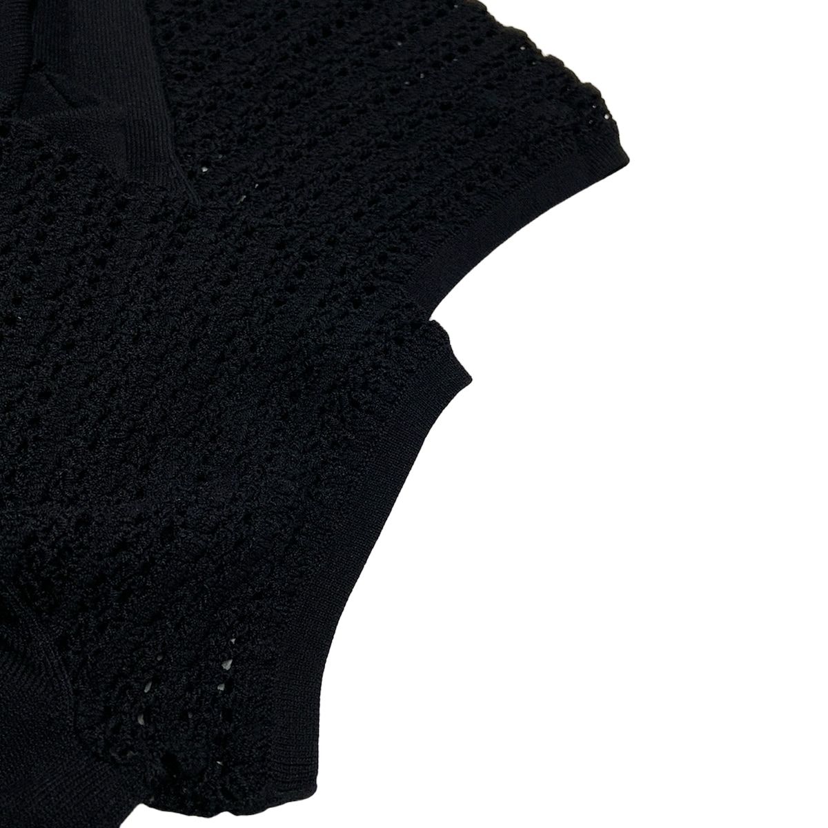 M-premierBLACK(エムプルミエブラック) 半袖セーター サイズ36 S