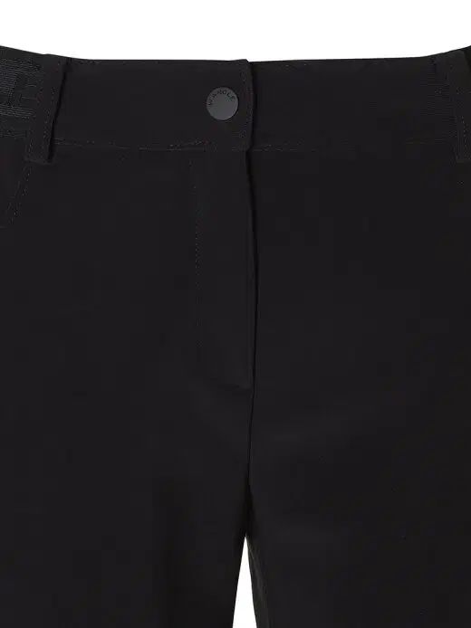 W.ANGLE ワイドアングル レディース スリムフィット ボンディング パンツ 黒 24 25 26 27 28 29