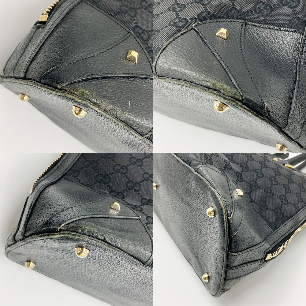 GUCCI ブラック ハンドバッグ キャンバス 楽天市場】【バッグ】GUCCI グッチ GGキャンバス ハンドバッグ