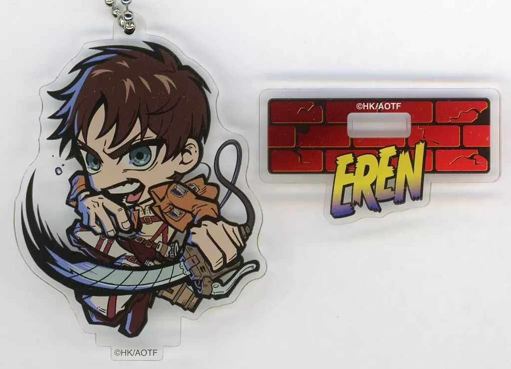 中古】キーホルダー エレン・イェーガー 「進撃の巨人 in E-DINER