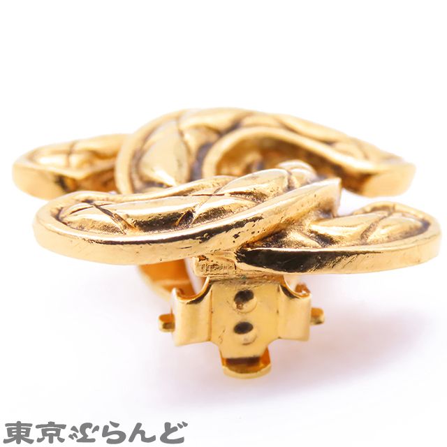 シャネル ゴールドプレート マトラッセ ココマーク イヤリング バイセル公式】シャネル ココマーク ラウンド イヤリング 丸型