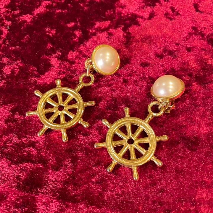 JUNKO SHIMADA ジュンコシマダ 舵輪 イヤリング アクセサリー