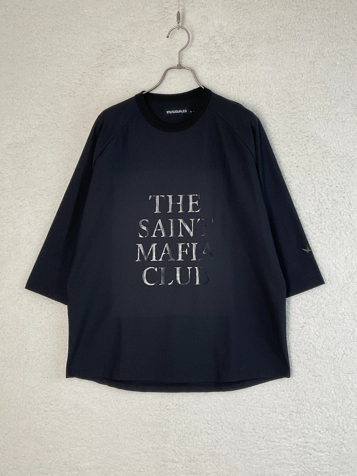 未使用品】1PIU1UGUALE3×THESAINT MAFIA ラグランプリントカットソー