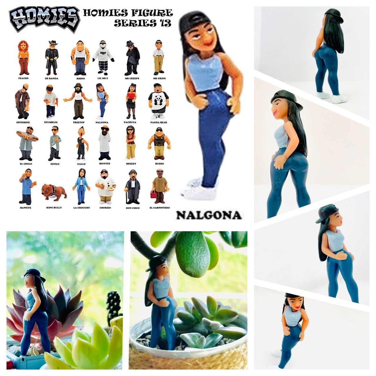 新品 🇺🇸 HOMIES ミニフィギュア SERIES13【NALGONA】ヒップ