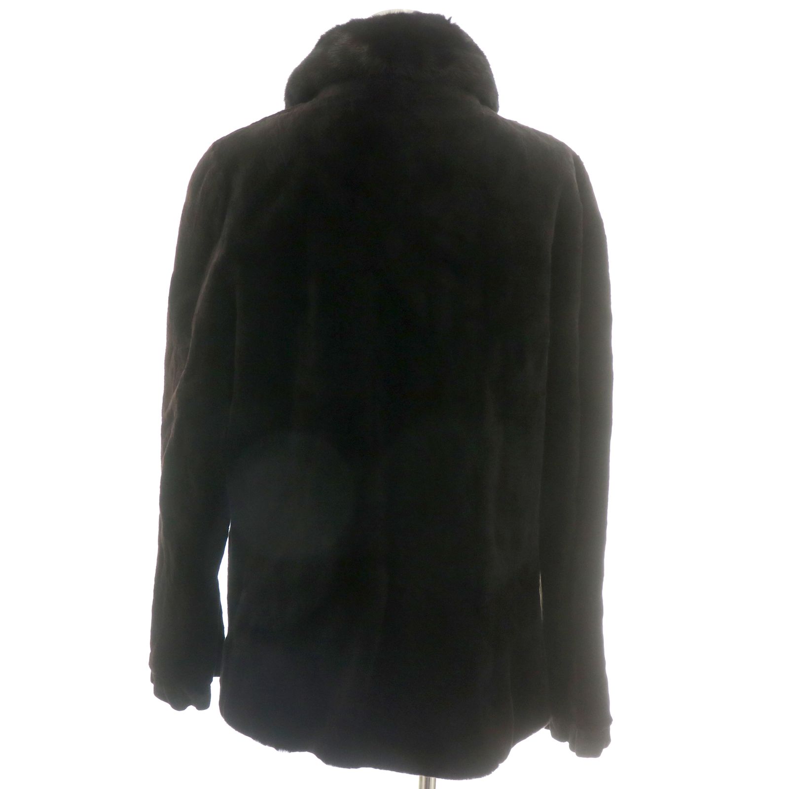 SAGA FURS ファーコート ミドル ハーフ シェアードミンクファー