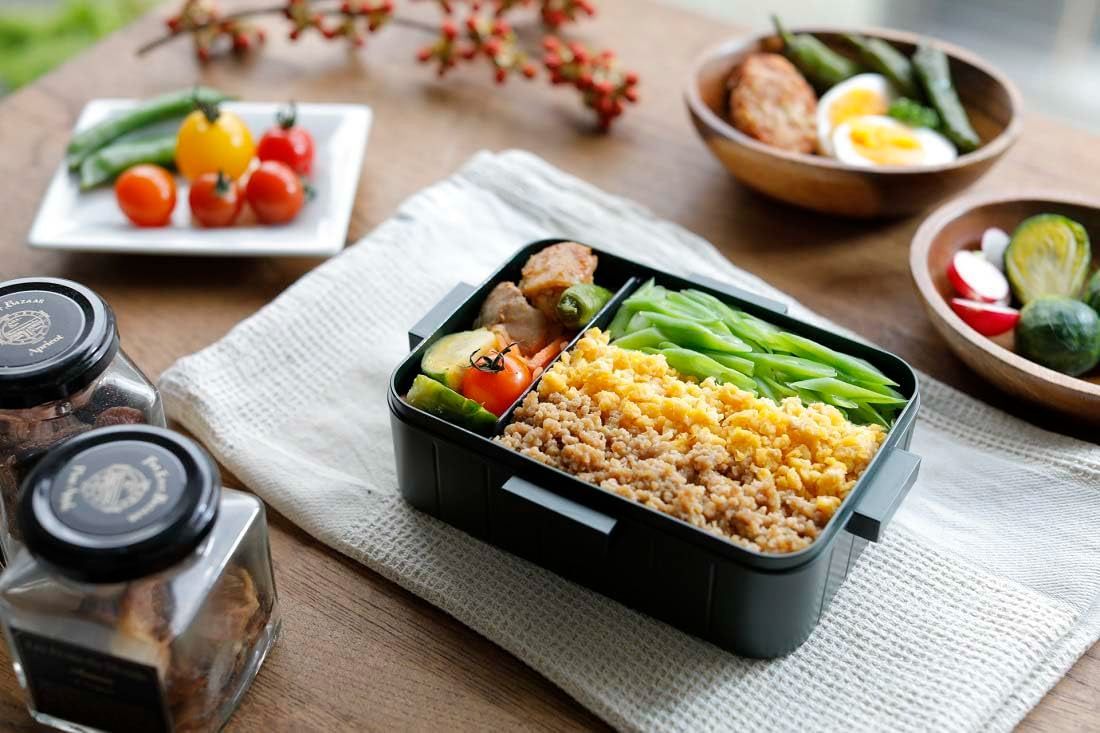 在庫処分】わっぱ風ランチボックス レッド コウメ 弁当箱 C24