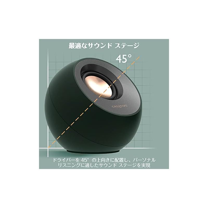 creative pebble pro アルパイングリーン Creative Pro Pebble