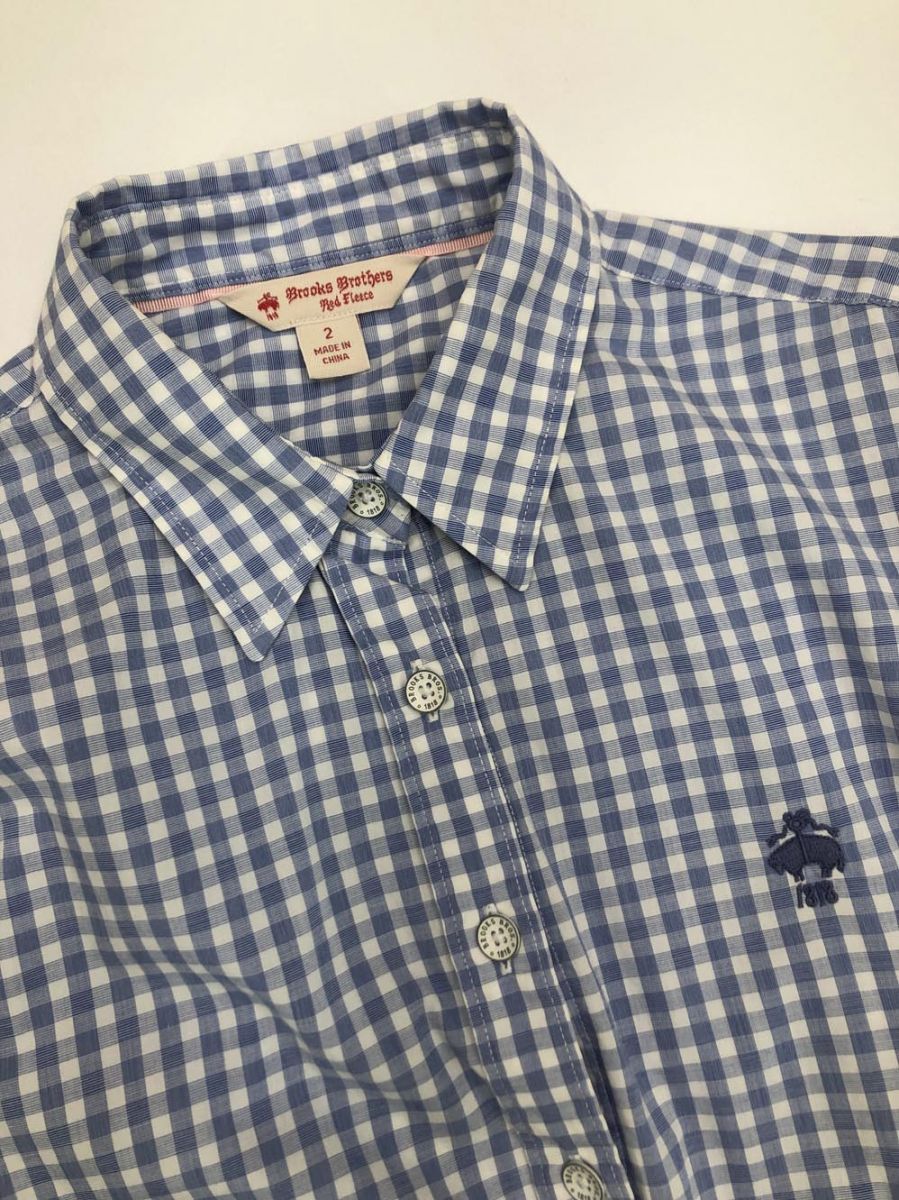 Brooks Brothersブルックスブラザーズの長袖ギンガムチェックシャツ 古着 80～90年代 ブルックスブラザーズ Brooks Brothers MAKERS