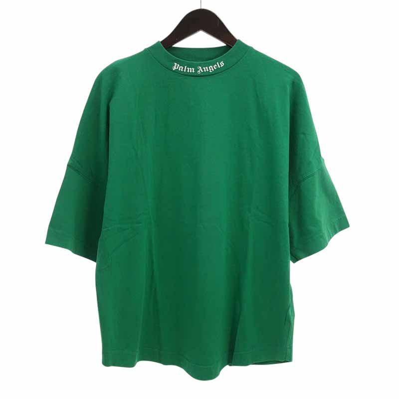 パームエンジェルス|Palm Angels CLASSIC LOGO OVER TEE クラッシック ロゴ Tシャツ グリーン サイズ メンズXS