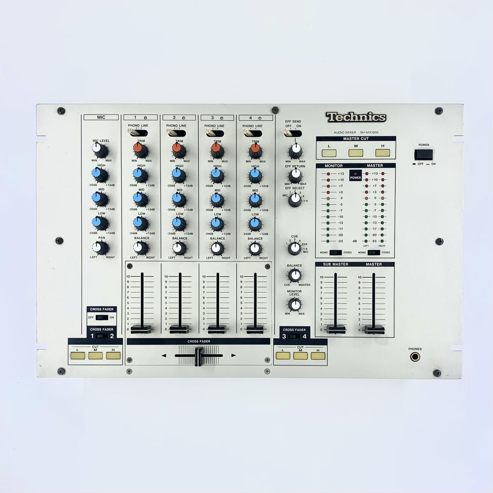 Technics テクニクス　SH-MX1200 Technics SH-MX1200 DJ Audio Mixer Equipment 4-channel Equalizer
