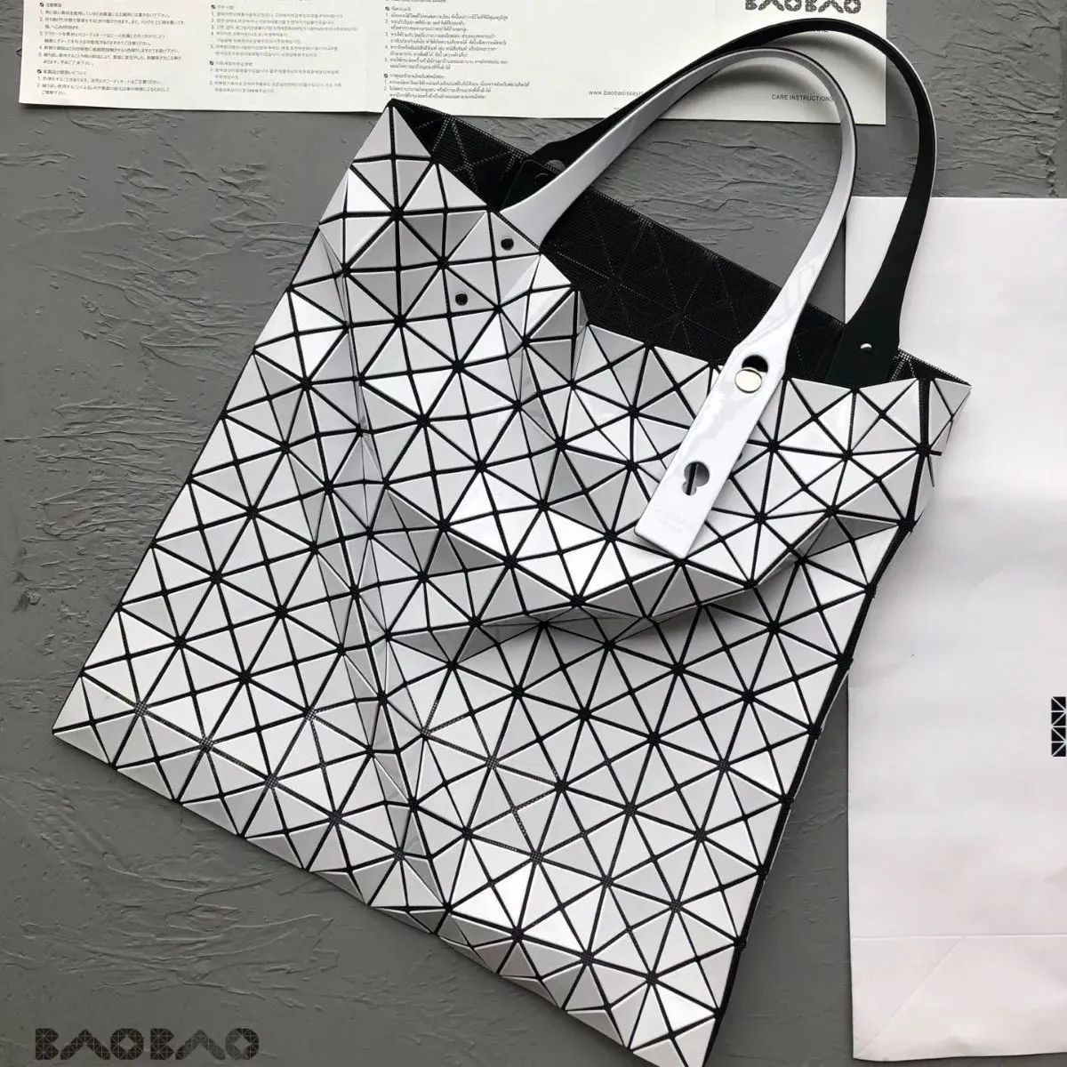 新品未使用 BAOBAO バオバオイッセイミヤケトート バッグ 10ピース×10ピース BAO BAO ISSEY MIYAKE トートバッグ