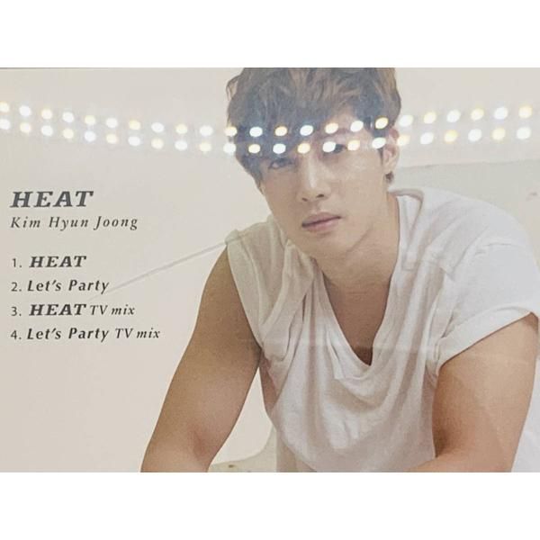 CD キム・ヒョンジュン HEAT / Kim Hymn Joong / 帯付き 通常盤 セット