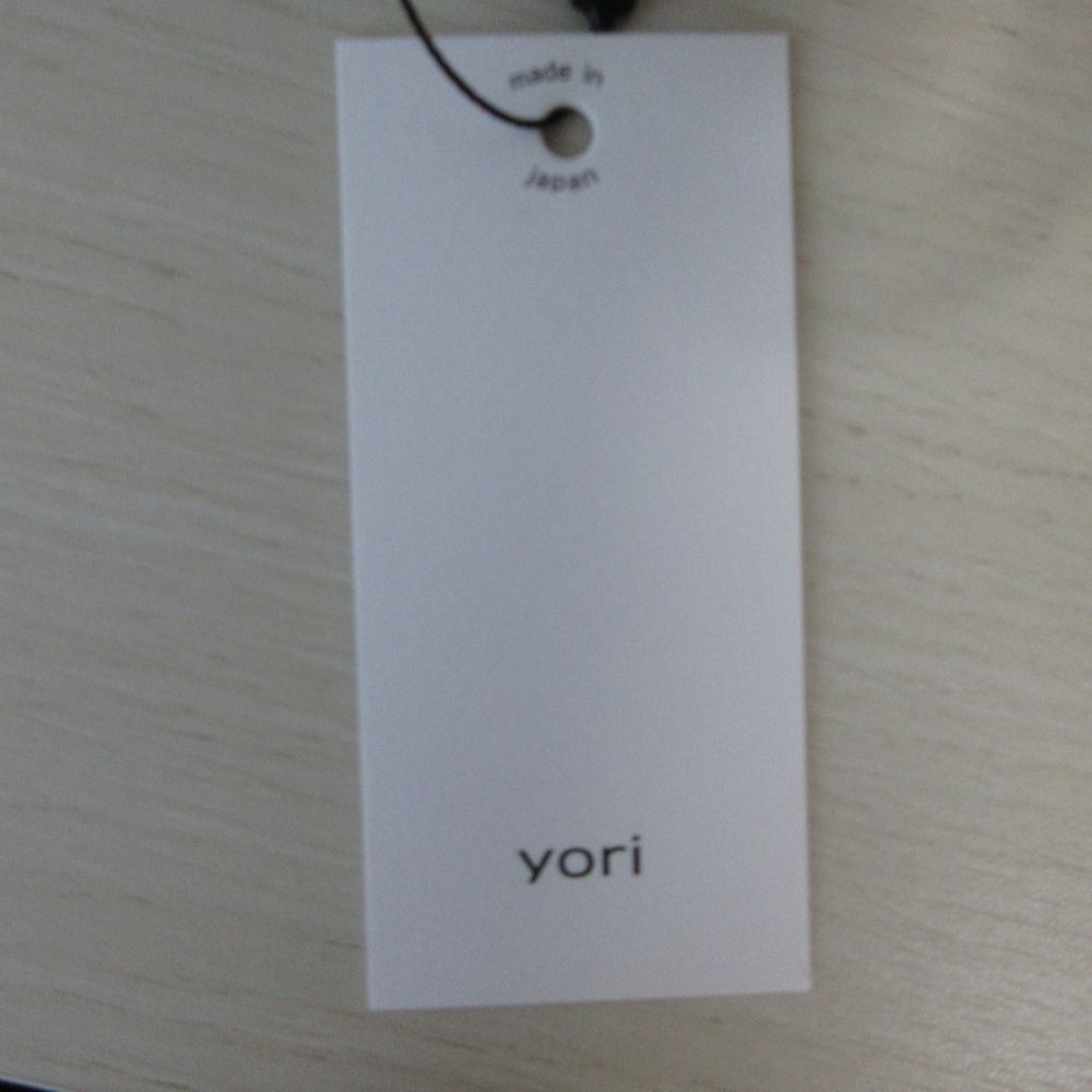 未使用 25SS yori ヨリ ダブルフレアカットソー 半袖 ペプラム Tシャツ  