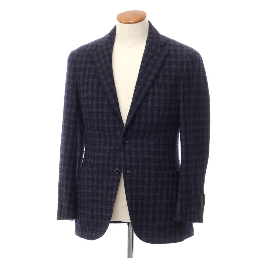 【BEAMS F 】美品 ネイビー ウールテーラードジャケット サイズ44 BEAMS F 】美品 ネイビー ウールテーラードジャケット サイズ44