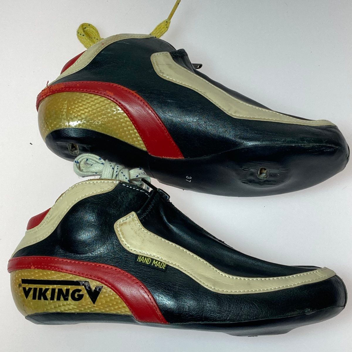 VIKING スピードスケート シューズ 37 約23 cm スラップスケート用シューズ ダメージ有 グローブ スケート靴 