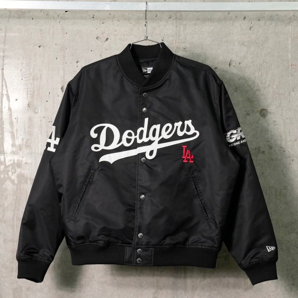 セール‼️ NEWERA ドジャース ナイロンジャケット ブラック GR8③ MLB 開幕戦 ドジャース ナイロンジャケット ミナ着用モデル
