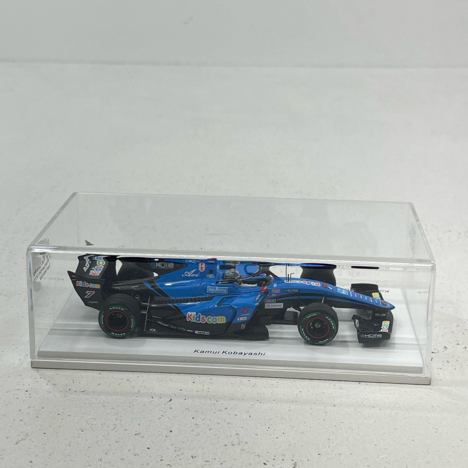 【尾張小牧店】 中古 スパーク 1/43 Kids com KCMG Cayman SF23 No.7 KCMG TRD 01F 2024 スーパーフォーミュラ 小林可夢偉 完成品ミニカー SFJ027 【727】 スパーク 1/43 REALIZE Corporation KONDO SF23 No.4 KONDO