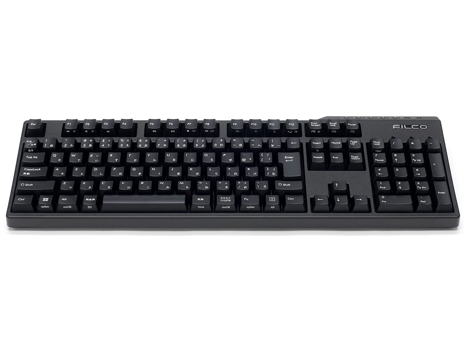 FILCO Majestouch Convertible3 フルサイズ 108キー日本語配列かな有り Bluetooth-USB両対応 CHERRY MX茶軸 赤キーロック3ヶ付 ブラック FKBC108M|JB3-RKL
