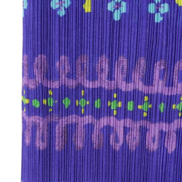 プリーツプリーズ 総柄 ロングスカート PP63 JG574 マルチカラー  