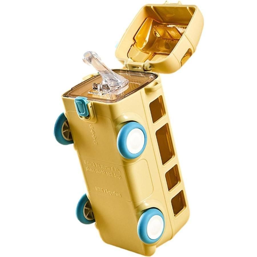 ☆子供用ウォーターボトル かわいい おもちゃ スクールバス 幼児用