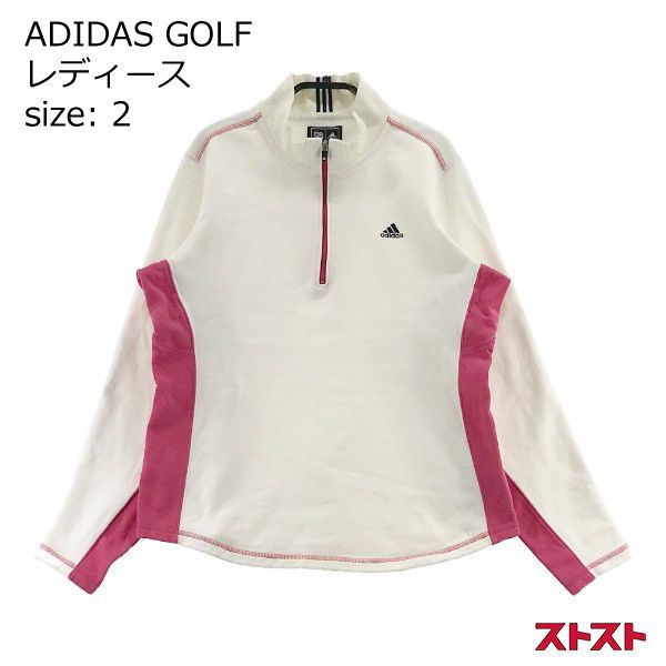 ADIDAS GOLF アディダスゴルフ ハーフジップ長袖スウェット 裏
