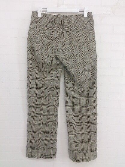 スラックス　チェック　ベージュ　united arrows ◇ green label relaxing UNITED ARROWS チェック パンツ サイズ